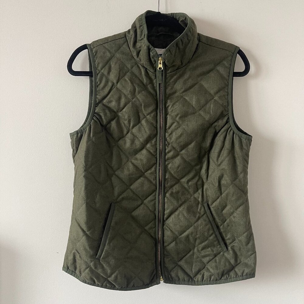 Old Navy Women's Quilted Green Vest